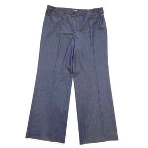 J. Jill Flat Front Stretch Trouser Career Pants